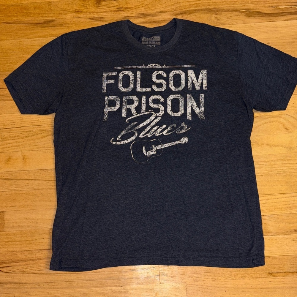 Folsom Prison Blues Graphic Tee - Navy